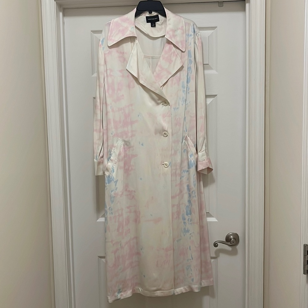 Something Navy Trench Coat